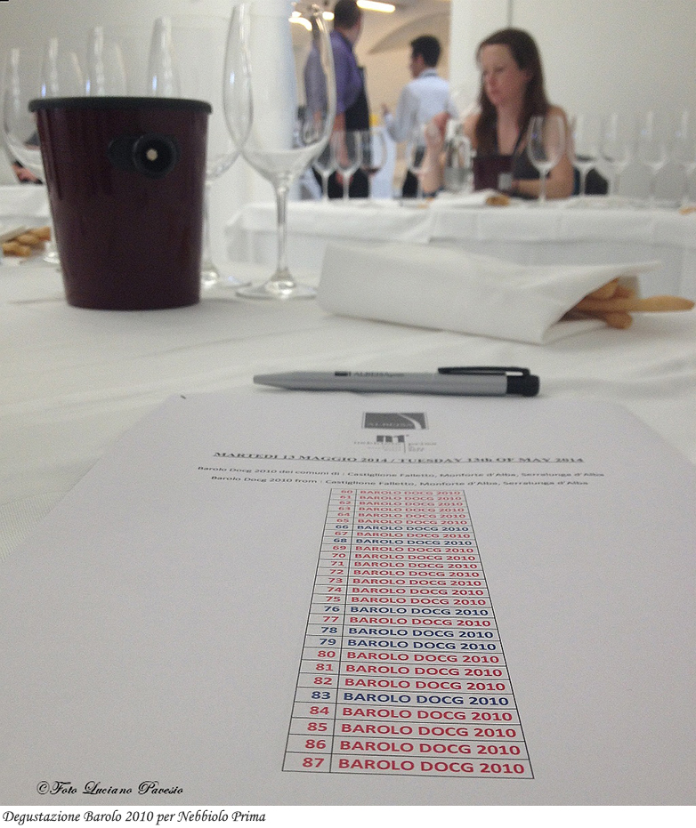 Degustazione Barolo 2010