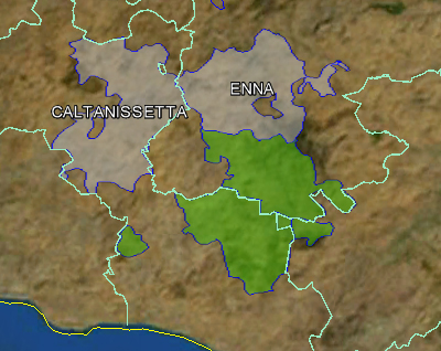 La zona di produzione del Ficodindia di San Cono DOP