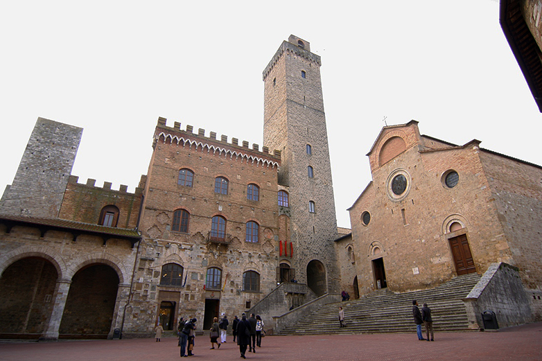 La piazza dell'evento