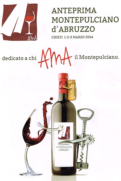 Locandina Anteprima Montepulciano d'Abruzzo 2014