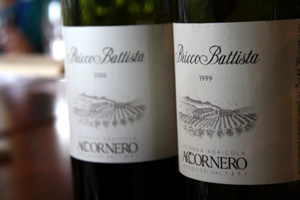 Etichette Barbera Bricco Battista di Accornero