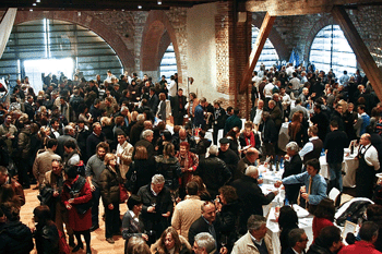 La sala interna della Dogana Veneta