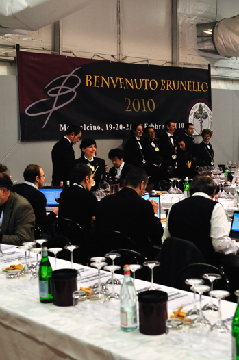 Benvenuto Brunello 2010 - La sala degustazione