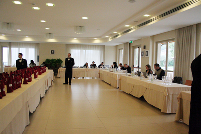 La sala di degustazione
