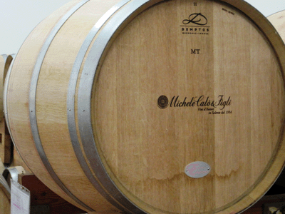 Botte dell'azienda Michele Calò