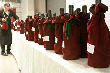 Bottiglie coperte di Amarone 2007