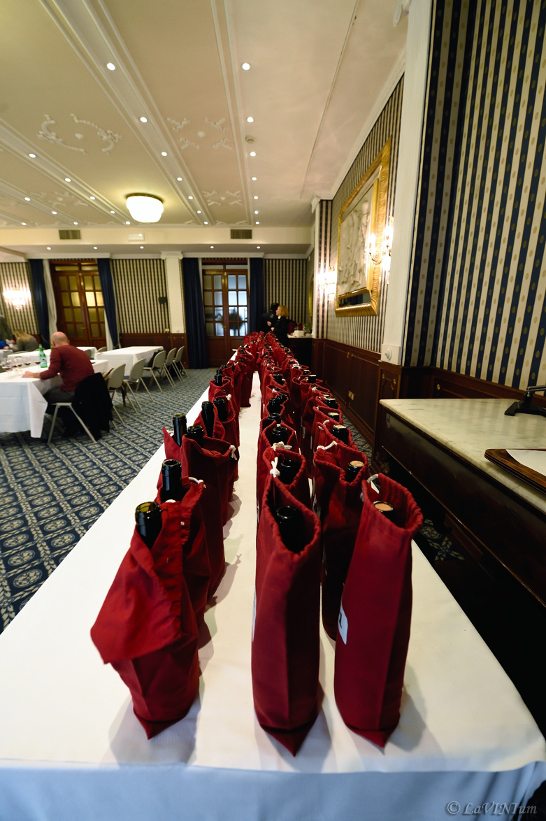 I vini coperti per la degustazione