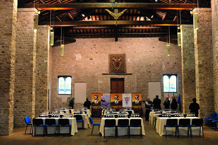 La sala di degustazione