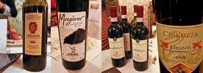 Bottiglie di Chianti