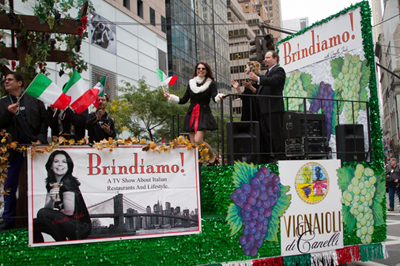 Ornella Fado e il carro di Brindiamo!