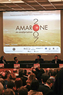 La conferenza stampa di presentazione dell'Amarone 2007