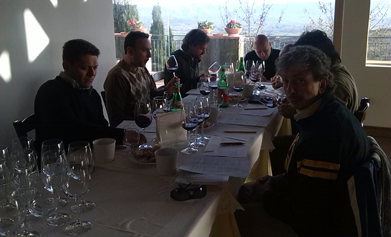 Il panel di degustatori