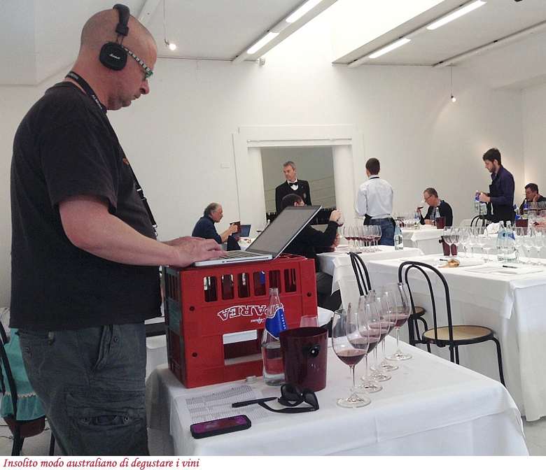 Un degustatore austrliano
