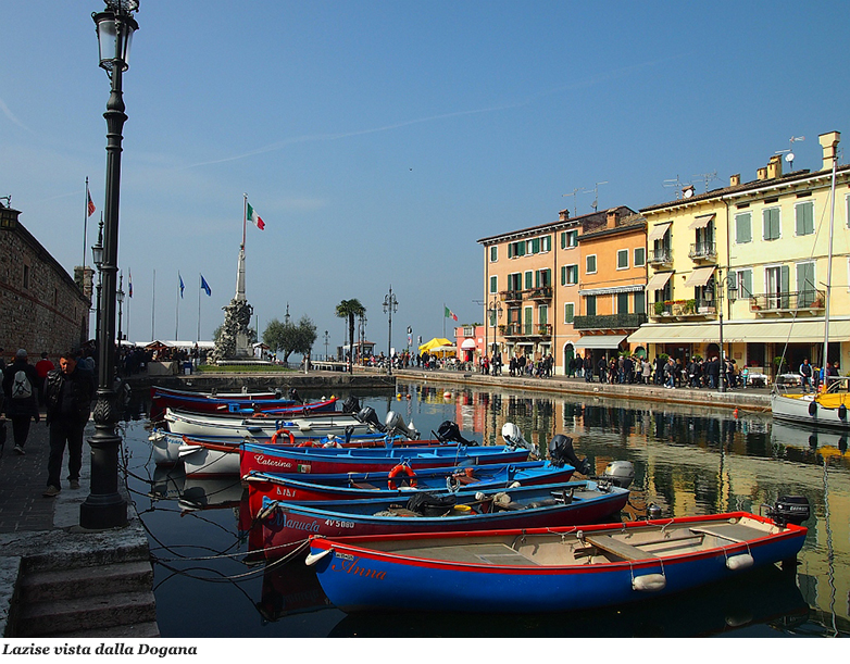 Lazise vista dalla Dogana