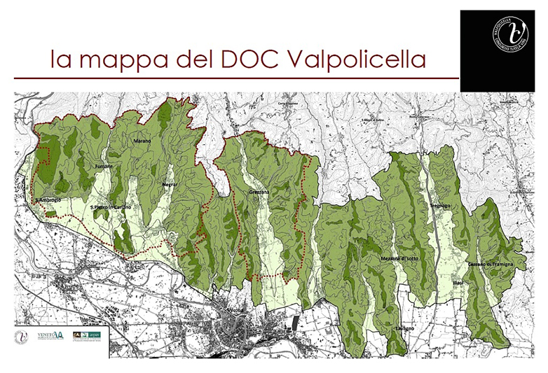 Mappa Doc Valpolicella