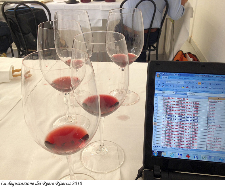 Roero Riserva 2010 in degustazione