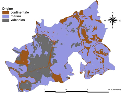 Le macroaree del Taurasi