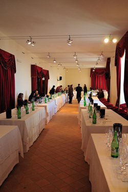 La sala degustazione