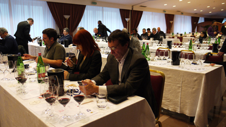 La sala di degustazione