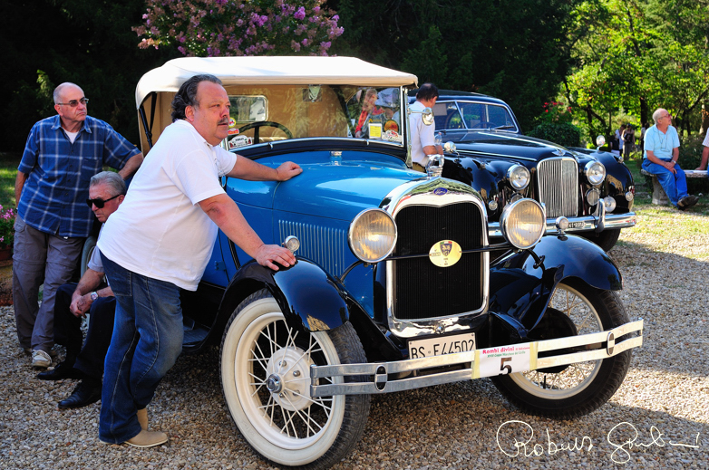 Flavio Verzaro si riposa in attesa dell'arrivo di tutti i partecipanti