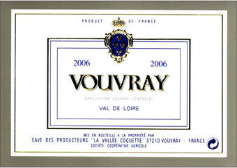 Etichetta Vouvray