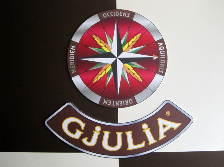 L'etichetta della birra Gjulia di Zorzettig