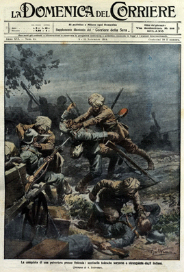 Copertina de La Domenica del Corriere del 15 novembre 1914