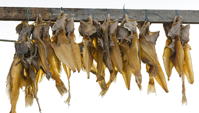 Pesce essiccato al sole
