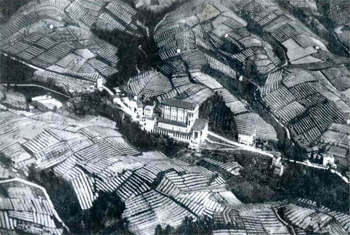 Il Santuario di Boca circondato dalle vigne