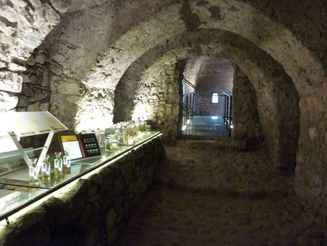L'interno del Castello di Taurasi