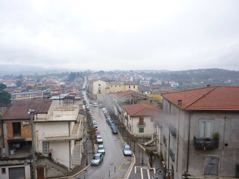 Taurasi vista dal castello