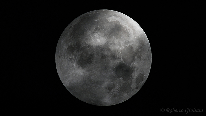 La Luna prima dell'eclisse