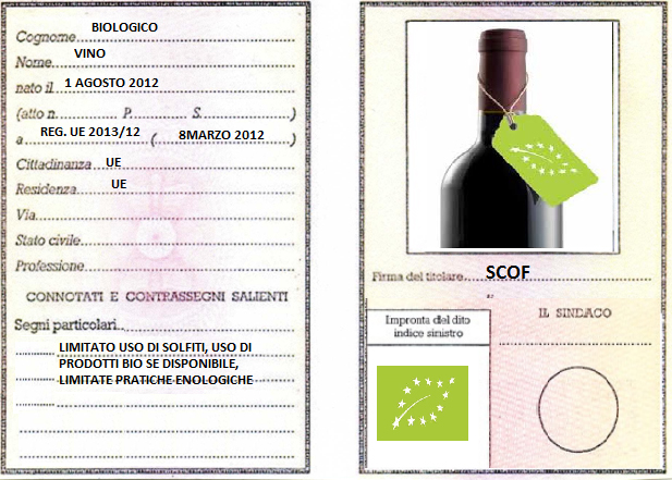 Carta d'identità del vino biologico
