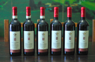 Verticale di Dolcetto d'Alba Bricco Caramelli - Mossio