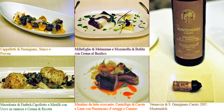 Alcuni piatti assaggiati