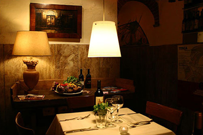 Un angolo della trattoria Armando di Borgo Ognissanti - Firenze