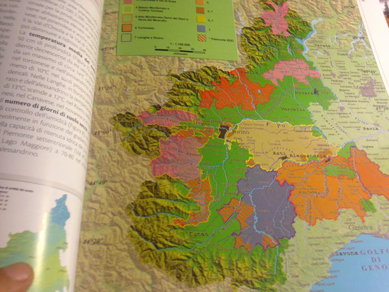 Atlante dei territori del vino italiano - regioni