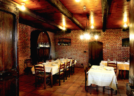 La sala nella cantina