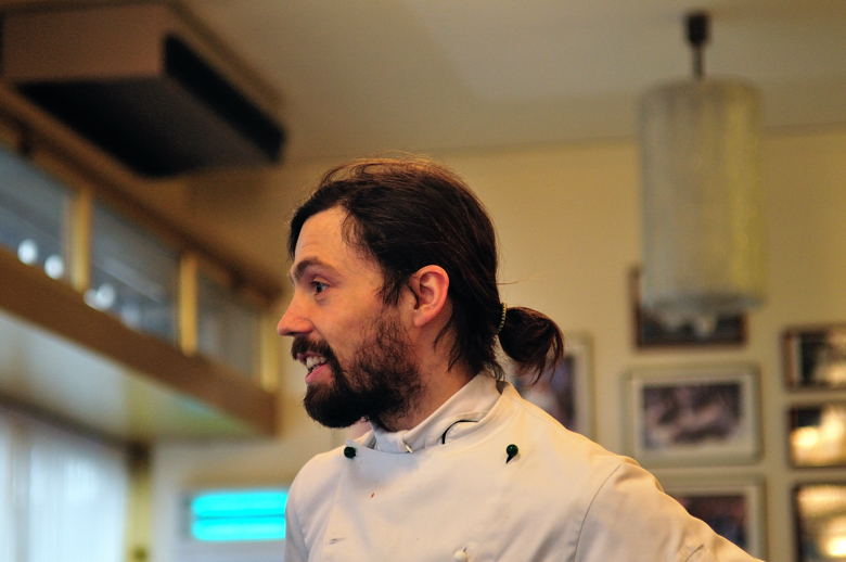 Lo chef Giacomo Capperucci, figlio di Roberta Ancillotti