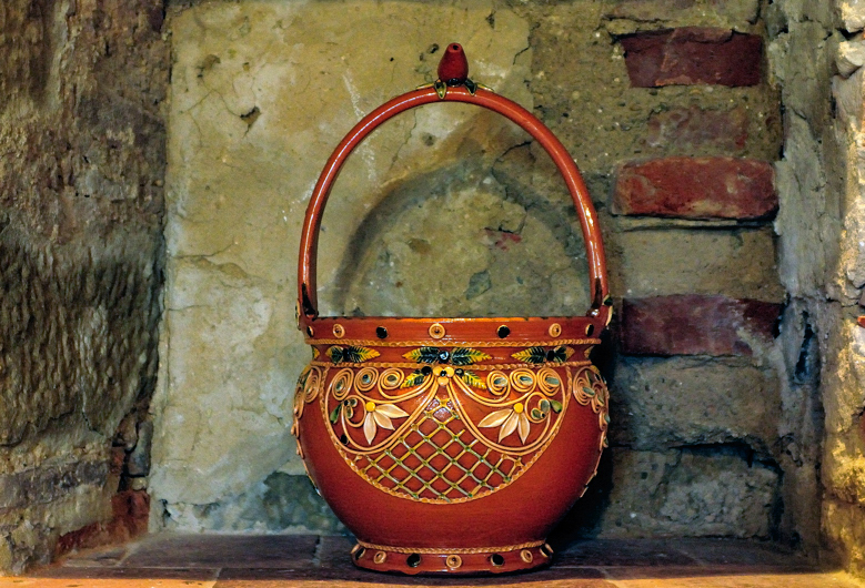 Un esempio di ceramicha di Monte San Savino