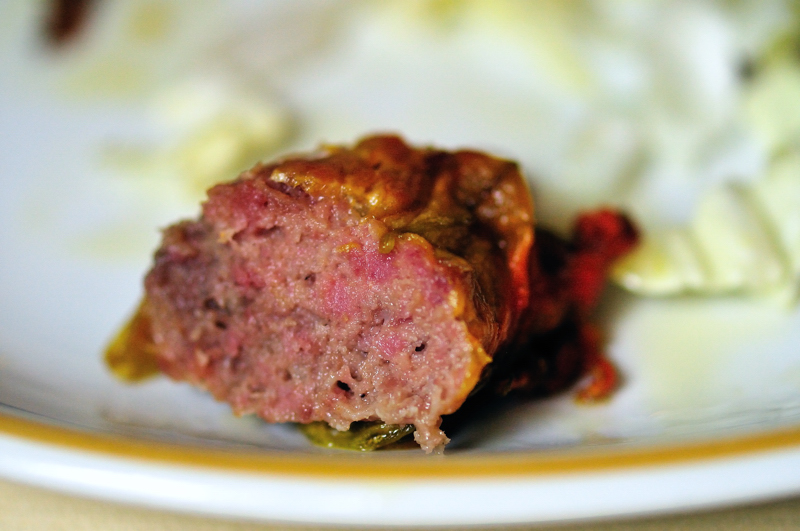 Ripieno di una zucchina