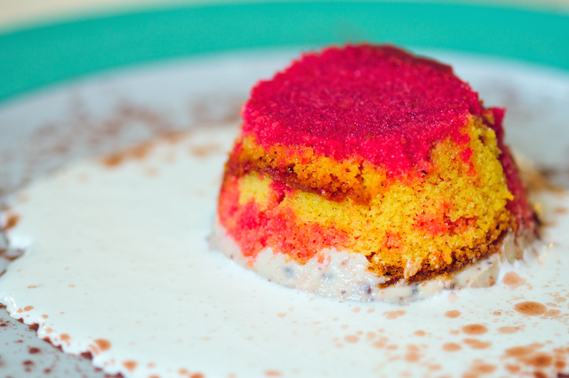 Zuccotto di ricotta e ciambella