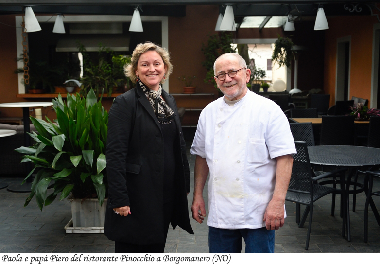 Paola e Piero Bertinotti - Ristorante Pinocchio di Borgomanero