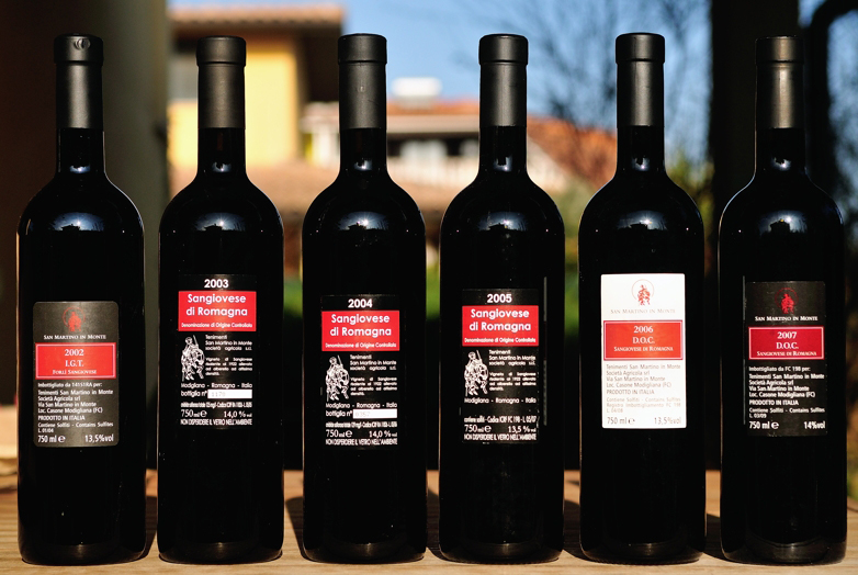 Le retroetichette del Vigna 1922