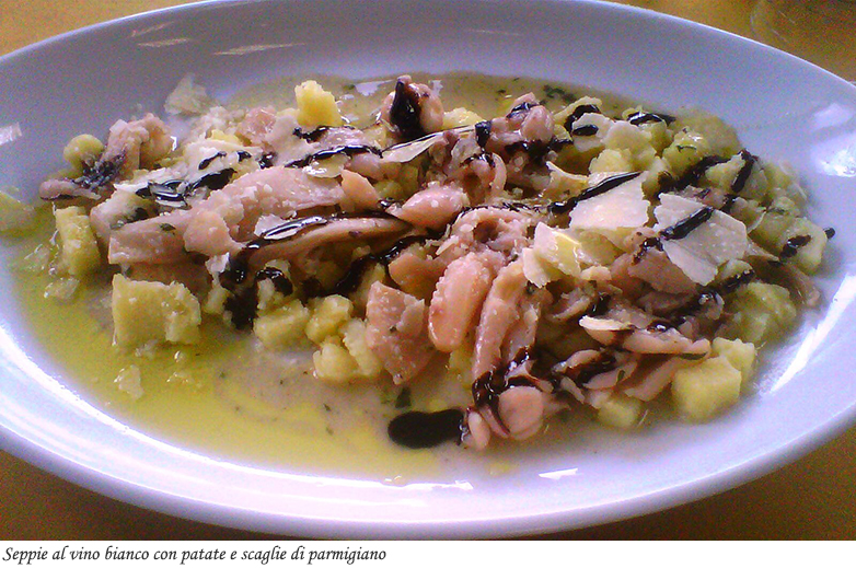 Seppie al vino bianco