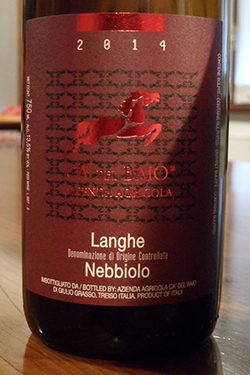 Ca' del Baio Langhe Nebbiolo