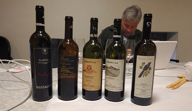 Alcuni Barolo che hanno raggiunto la massima valutazione