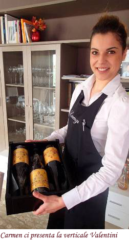 Carmen con la verticale di Valentini