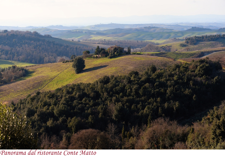 Il panorama dal Conte Matto