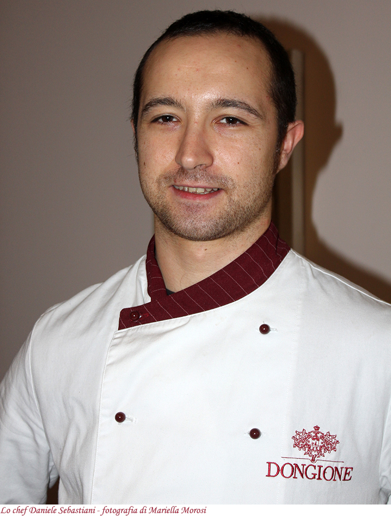 Lo chef Daniele Sebastiani - foto di Mariella Moroni